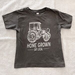Bella Canvas 3t Home Grown Eat Local Tractor tee